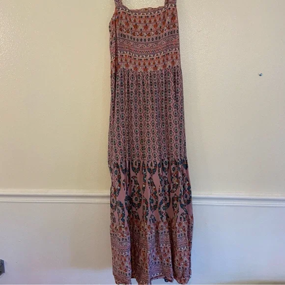 🍋Knox rose entro boho cottagecore peasant pleated dress bundle women’s L - Picture 8 of 16